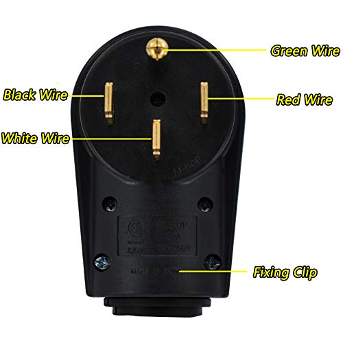 Wadoy 50 Amp RV Male and Female Plug Kit with 14-50P and 14-50R Universal Plug and Receptacle, 125V/250V Heavy-Duty Electrical Plug for Campers, ETL Listed for RVs, Caravans, Motorhomes and Trailers - Image 5