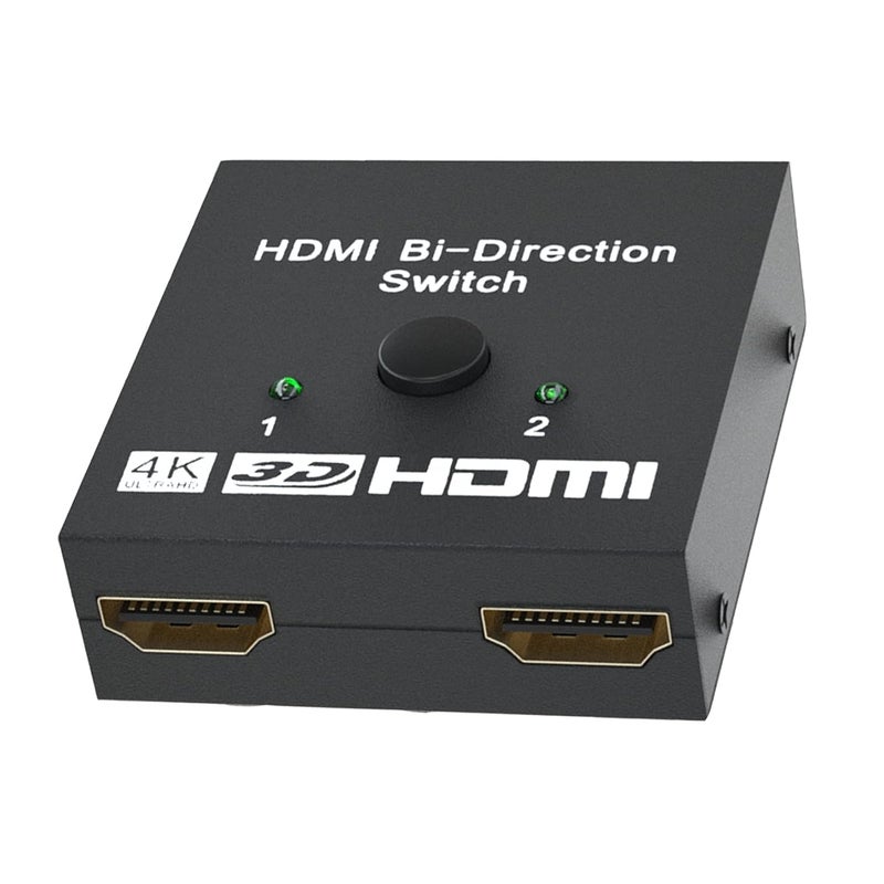 FENTICO HDMI Switch Splitter 4K@60Hz, Bi-Directional HDMI 2.0 Splitter Switcher 1 in 2 Out/2 in 1 Out HDMI Switch 2 Port Display Selector (2 x 1/1 x 2) 4K 3D HD 1080P for PS4,PC,Apple TV etc - Image 3