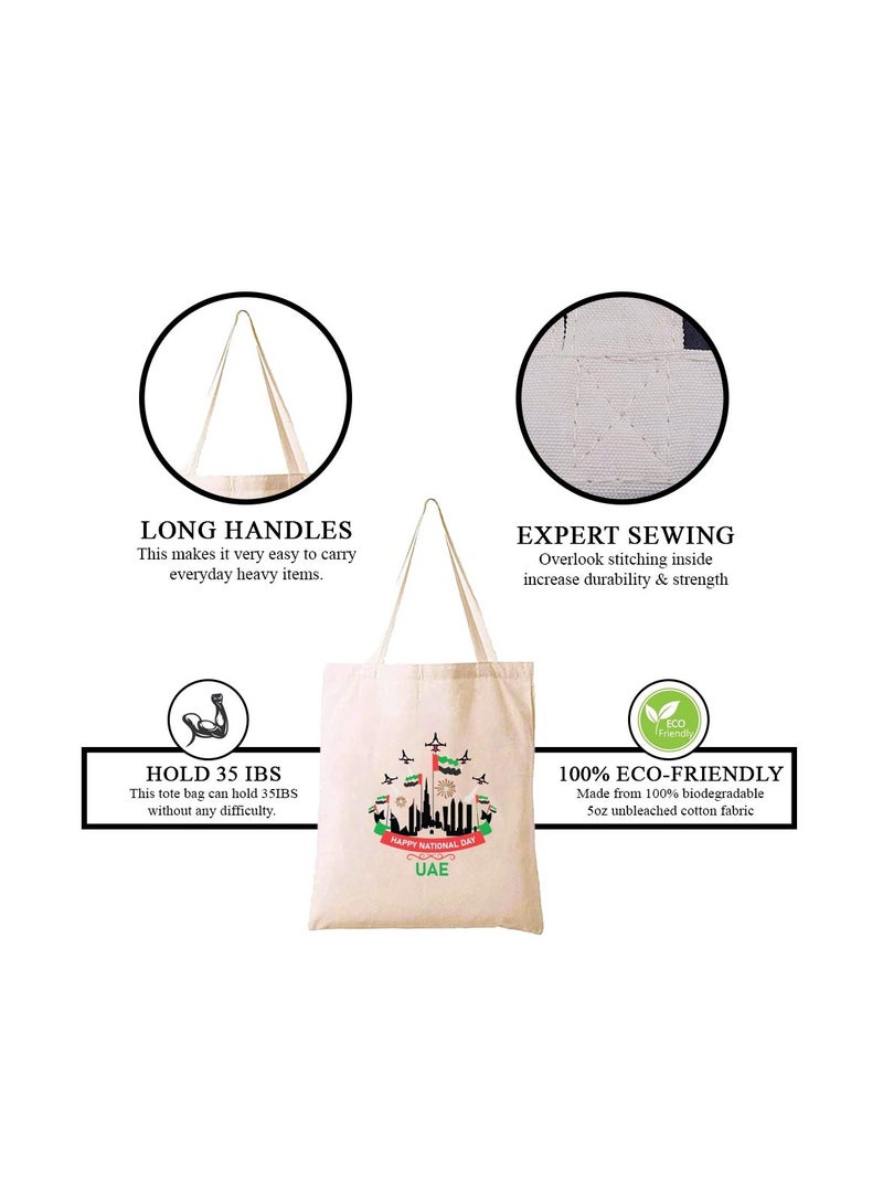 UAE Celebration Day Pack Of 5 Combo Gift Set-Includes Cotton Bag,Scarf,Table Flag,Water Flask Bottle,Stylish Cap-Perfect For UAE Celebration Day - Image 4