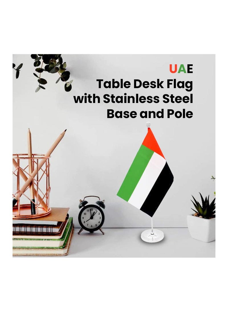 UAE Celebration Day Pack Of 5 Combo Gift Set-Includes Cotton Bag,Scarf,Table Flag,Water Flask Bottle,Stylish Cap-Perfect For UAE Celebration Day - Image 5