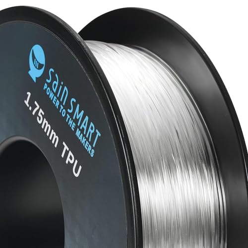 SainSmart - 101-90-165 Clear Flexible TPU 3D Printing Filament, 1.75 mm, 0.8 kg, Dimensional Accuracy +/- 0.05 mm - Image 3
