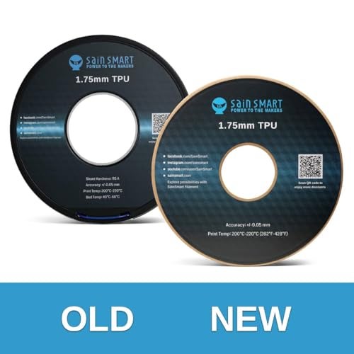 SainSmart - 101-90-165 Clear Flexible TPU 3D Printing Filament, 1.75 mm, 0.8 kg, Dimensional Accuracy +/- 0.05 mm - Image 5