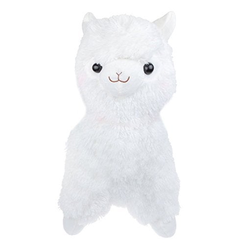 Tollion Cuddly White Alpaca Llama Lamb Toy - 7" Stuffed Animal Cushion Plush Doll Valentine Gift for Girlfriend, Children & Friends - Image 3