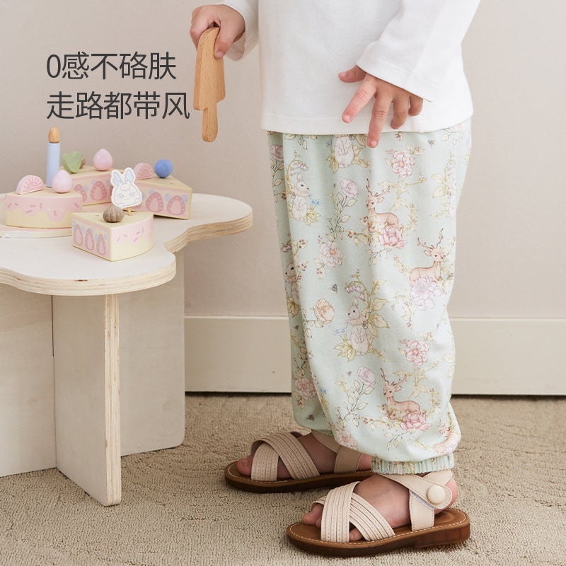 Children'S Pants Summer Thin Boys And Girls Casual Pants Summer Baby Casual Pants Children'S Going Out Pants - Image 5