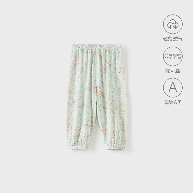 Children'S Pants Summer Thin Boys And Girls Casual Pants Summer Baby Casual Pants Children'S Going Out Pants - Image 2