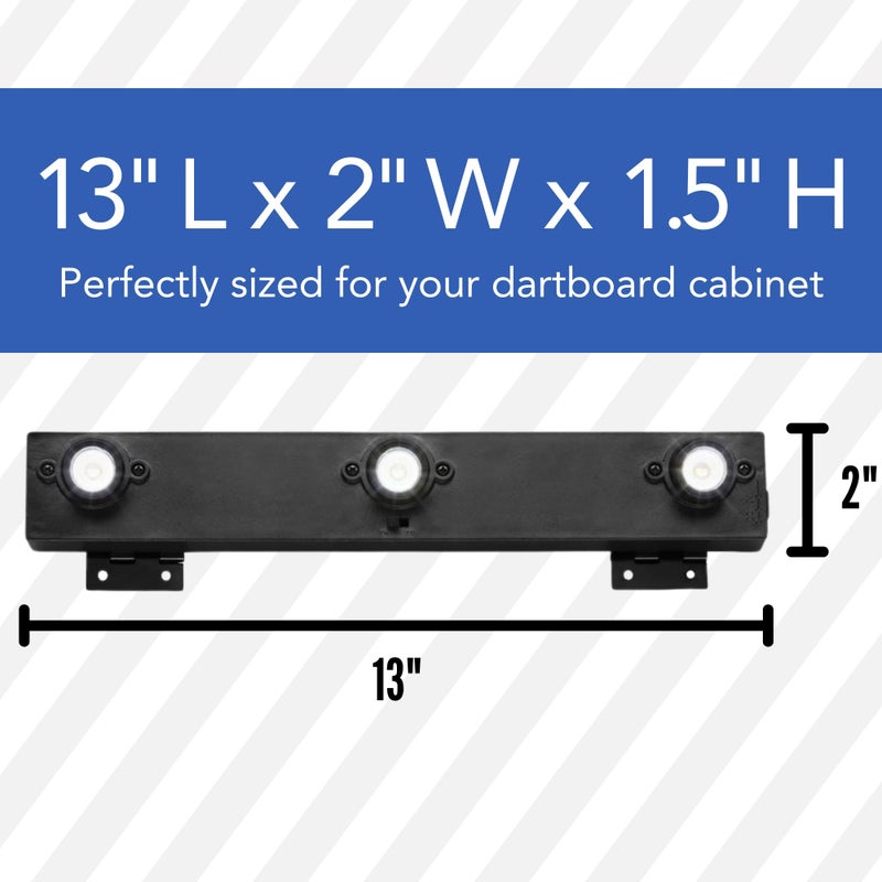 Viper Shadow Buster LED Dartboard Light - Cabinet-Mounted Dartboard Illumination System with Energy-Efficient LEDs, with AC Adapter - Image 3