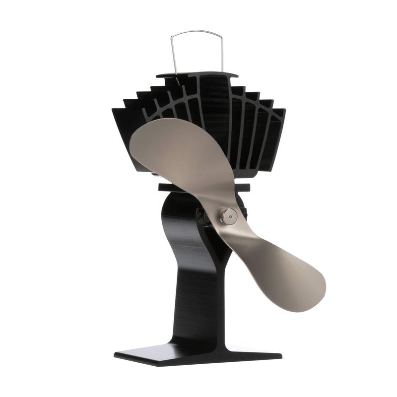 Ecofan Ecofan AirMax Classic Styled Heat Powered Wood Stove Fan 175 CFM 812AMKBX LargeSized 9 Blade Nickel 