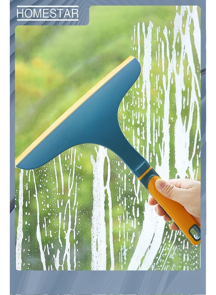 HOMESTAR 2pcs Window Washer Shower Squeegee for Shower Doors Glass Window Wiper Window Cleaning Tool Brush for Glass Doors, Bathroom, Mirrors, Windows Cars and Tile Walls - Image 4