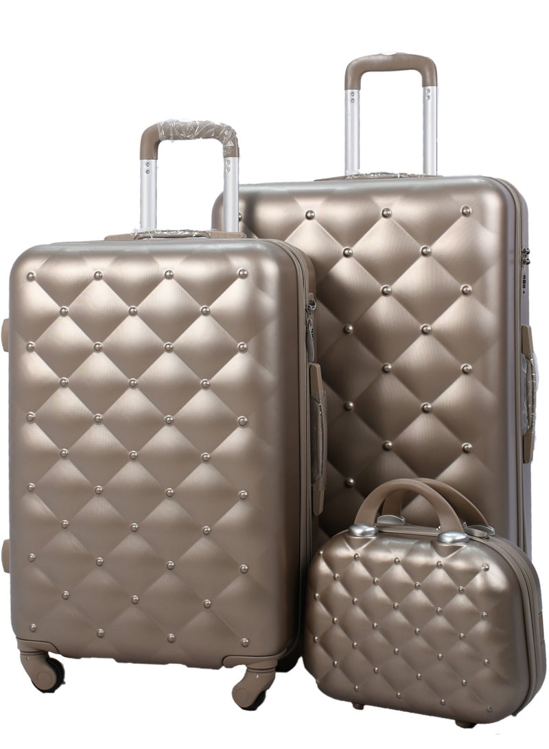 مورانو طقم حقائب سفر مكون من 4 قطع مورانو لون ذهبي - Image 2