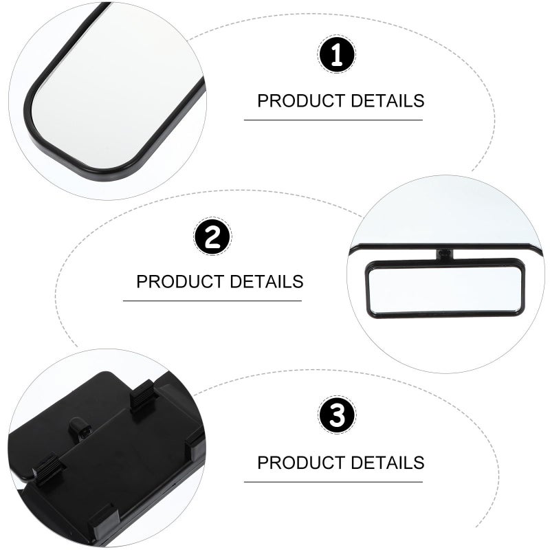 Universal Car Anti Glare Rear View Mirror Wide Angle Easy Installation - Image 4