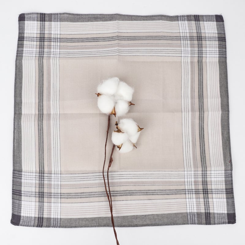 Sale Men'S Multi-Style Plaid Cotton Handkerchief Handkerchief For The Elderly - Image 4