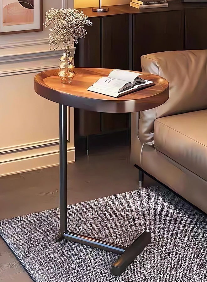 MTSOVIV Side Table, C Shaped End Table, Small Coffee Table with Metal Frame, Side Tables Living Room, Modern Nesting Side Tables, for Living Room, Bedroom, Sofa - Image 3