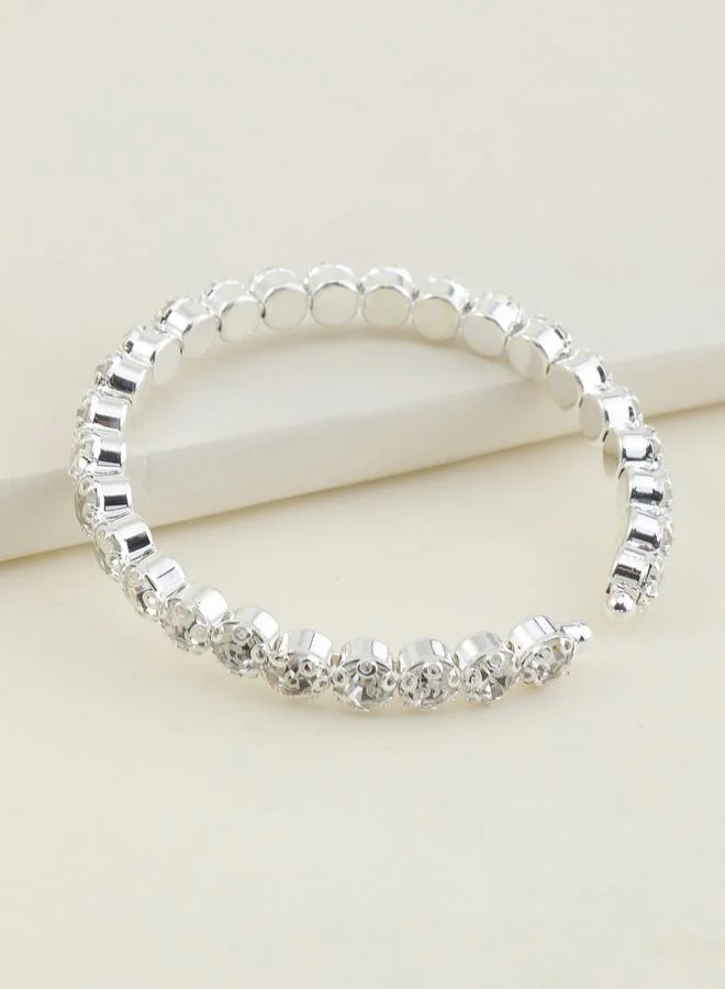 Take Two Sparkling Rhinestone Bracelet