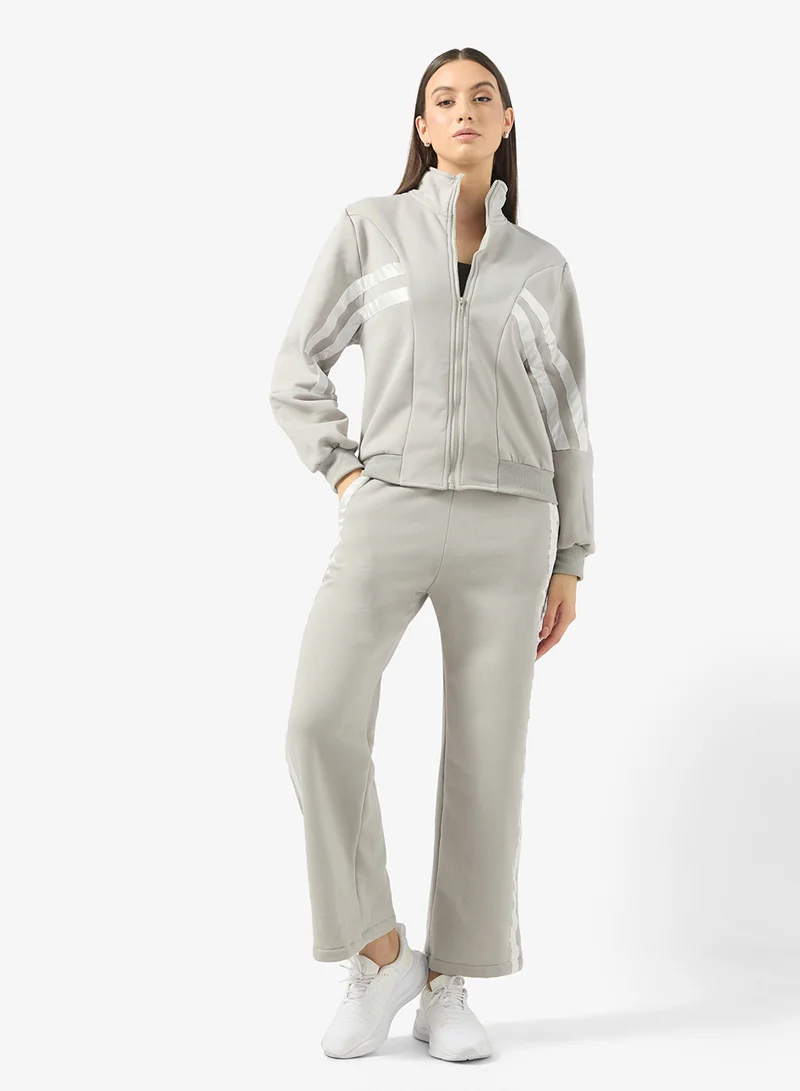 فورورد Zip Up Colorblock Athletic Tracksuit