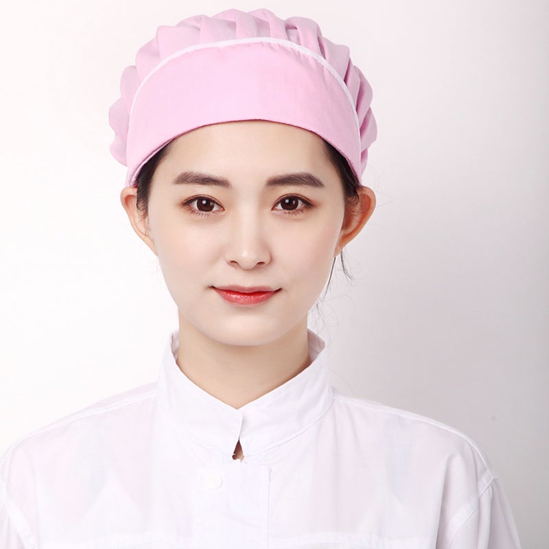 1PC Adjustable Food Baking Smoke-proof Chef Hat Oil Proof Working Hat Lace-up Catering for Women Men Wearing ( ) - Image 2