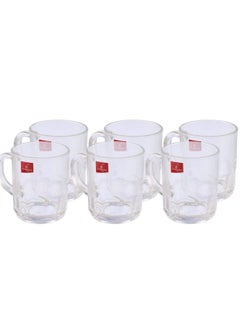Blinkmax Glass Tea Mug Set - 6 Pieces  - Image 1