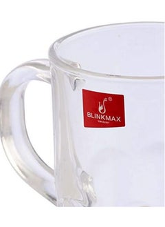 Blinkmax Glass Tea Mug Set - 6 Pieces  - Image 2