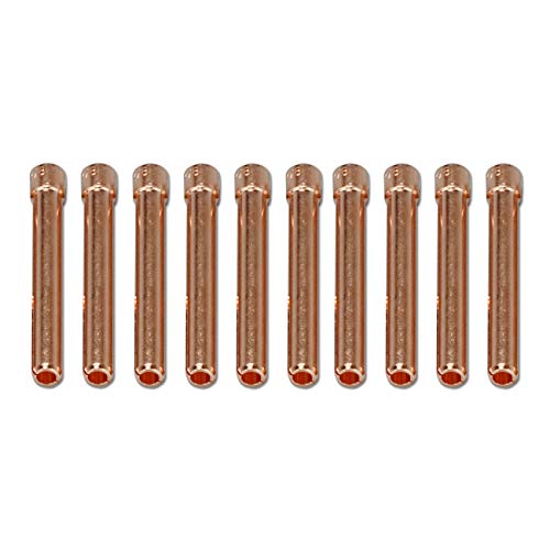 RIVERWELD TIG Collet 10N25 (1/8" & 3.2mm) For QQ300 PTA DB SR WP 17 18 26 TIG Welding Torch 10pk - Image 1