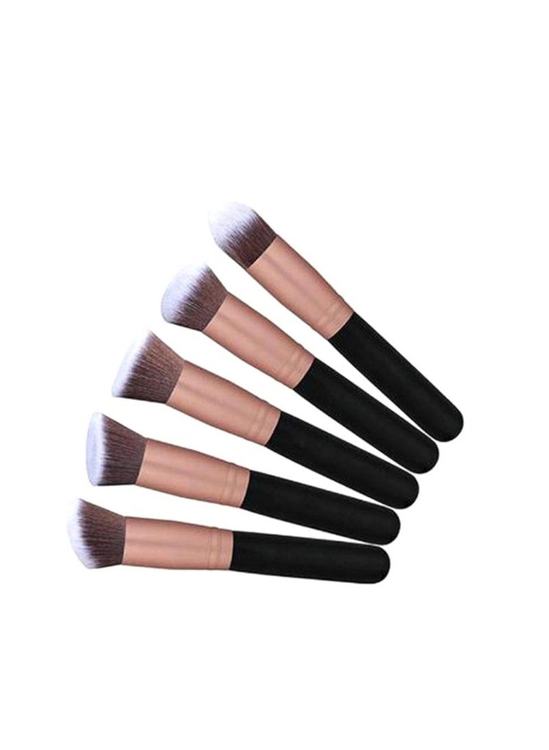 ORiTi  Makeup Brushes Set (14 Pieces, Rose Gold Black) - Image 4