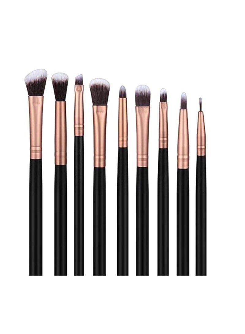 ORiTi  Makeup Brushes Set (14 Pieces, Rose Gold Black) - Image 3