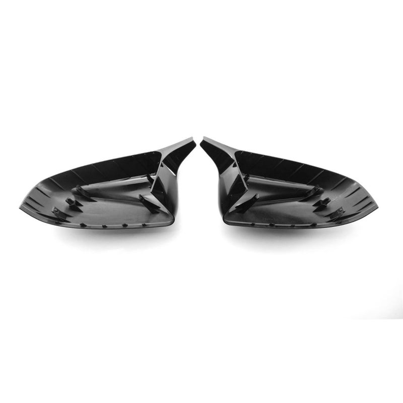 غطاء مرآة المرآة الخلفية السوداء اللامعة لليسرى واليمين كبديل لـ BMW E70 X5 07-13 - Image 4