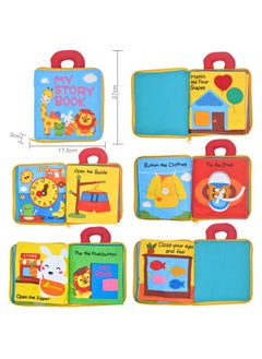 beiens Quiet Book Montessori Toys, Busy Board For Toddlers 1 2 3 4, Toddler Activities Busy Book, Toddlers Travel Toy, Sensory 3D Cloth Books For Infants Baby Boys And Girls Gift  - Image 2