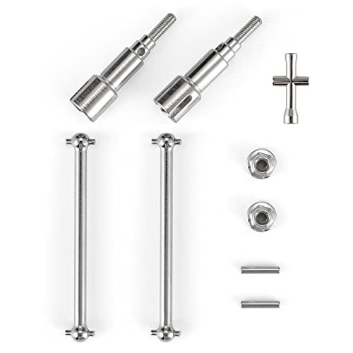 HAIBOXING RC Trucks 118 Scale Upgraded Spare Part for 2020 New Version 18859 18858 Metal Rear Drive shafts with diff Cups M1883 M1885 M1817 - Image 5