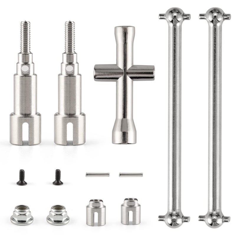 HAIBOXING RC Trucks 118 Scale Upgraded Spare Part for 2020 New Version 18859 18858 Metal Rear Drive shafts with diff Cups M1883 M1885 M1817 - Image 3