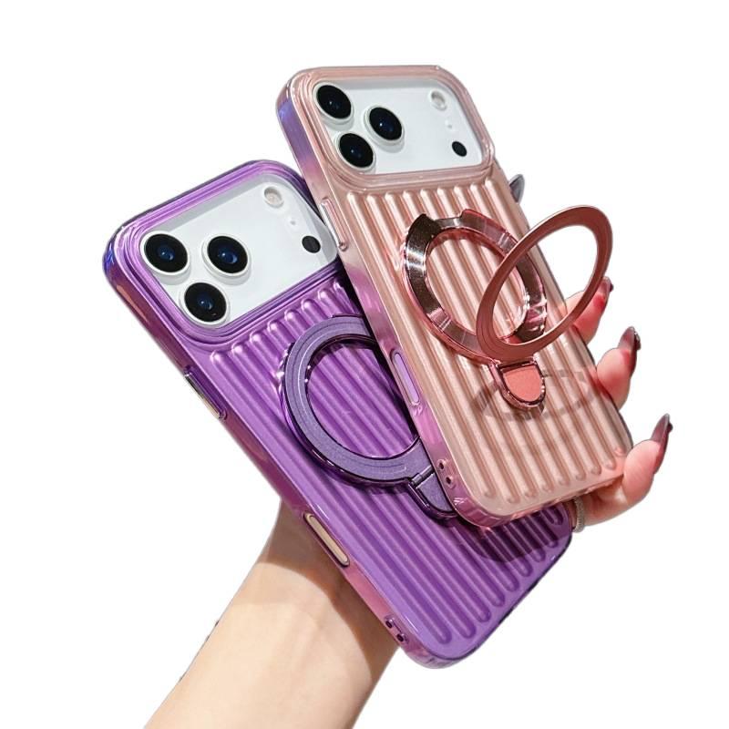 MagSafe iPhone 14 Pro Max Case Protective for iPhone 14 14 Plus 14 Pro 14 Pro Max and Kickstand in Pink with Easy Storage - Image 3