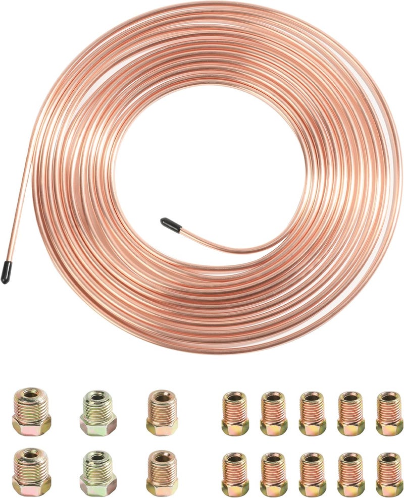 SUJADE 25 Ft. Copper Nickel Brake Line Kit - Image 1