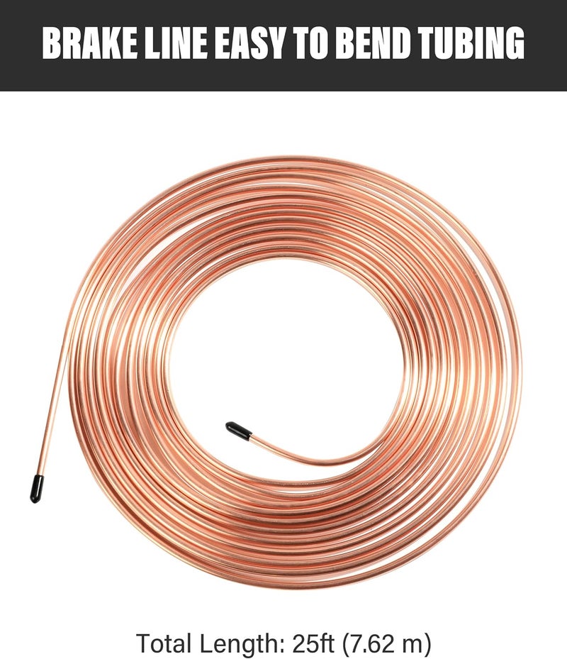 SUJADE 25 Ft. Copper Nickel Brake Line Kit - Image 4