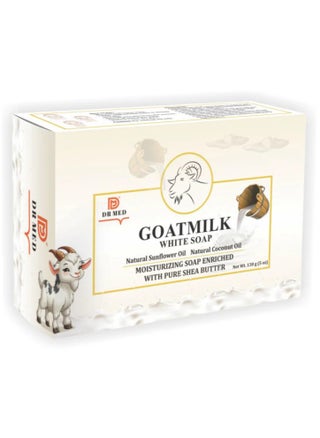 DR MED Goat Milk White Soap - Natural Sunflower Oil, Natural Coconut Oil With Pure Shea Butter 130g. - pzsku/Z30D6E5A79E86044DE651Z/45/_/1727629216/1c45cd3d-53cd-47e7-928b-72176c31c6f5
