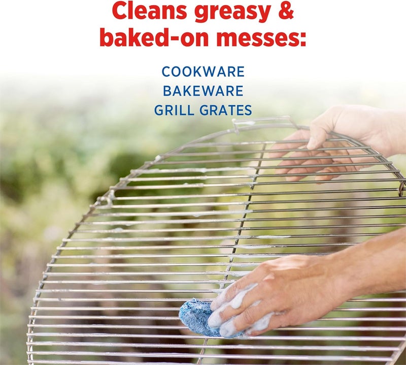 SOS وسادات صابون الصوف الفولاذي SOS برائحة الليمون 10 قطع - Image 4