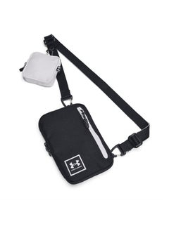 UNDER ARMOUR Unisexadult Loudon Crossbody Small (001) Black White One Size  - Image 1