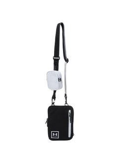 UNDER ARMOUR Unisexadult Loudon Crossbody Small (001) Black White One Size  - Image 5