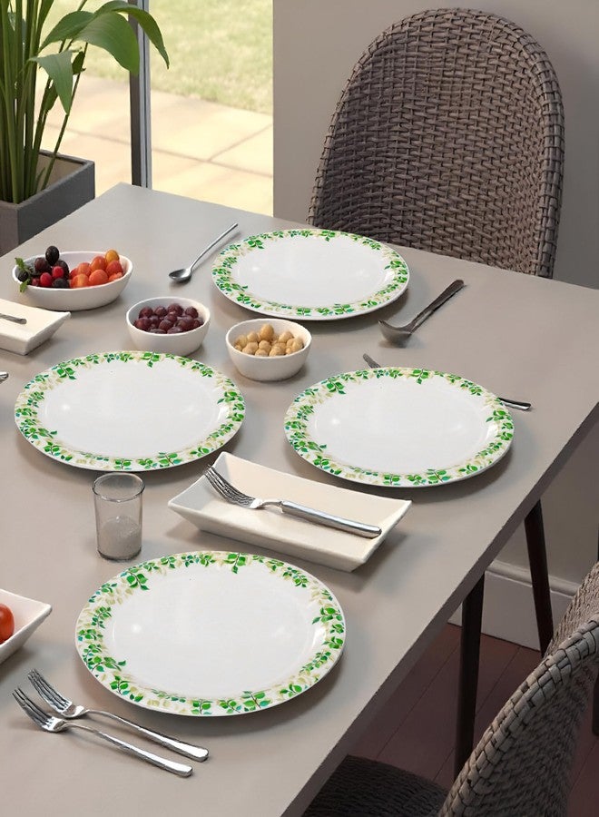 Ariya 11 Inches Melamine Dinner Plate Set of 4 (P4) Microwave & Dishwasher Safe Dinnerware, Full Serving Plate Set for Snacks, Breakfast, Lunch, Dinner, Break Resistant, All Occasions - Image 4