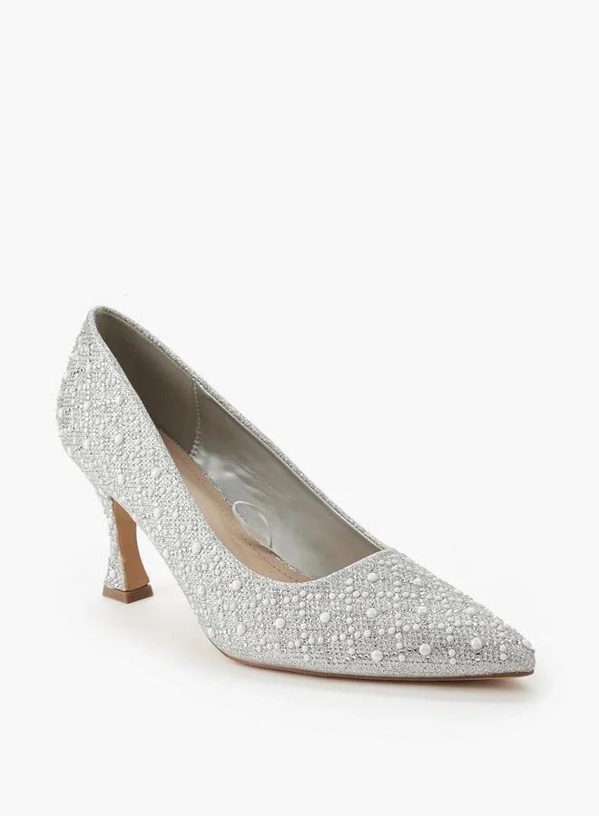سيليست Women Embellished Flared Heel Pumps
