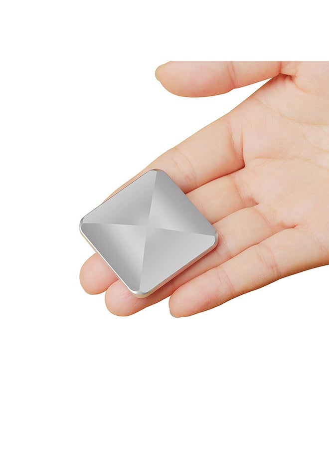 Kinetic Fingertip Flip Skill Toy - an Oddly Satisfying Desk Toy That Flips, Rolls, and Falls at The Same Time, Anxiety Relief Toys Flip Fidget -Silver - Image 5