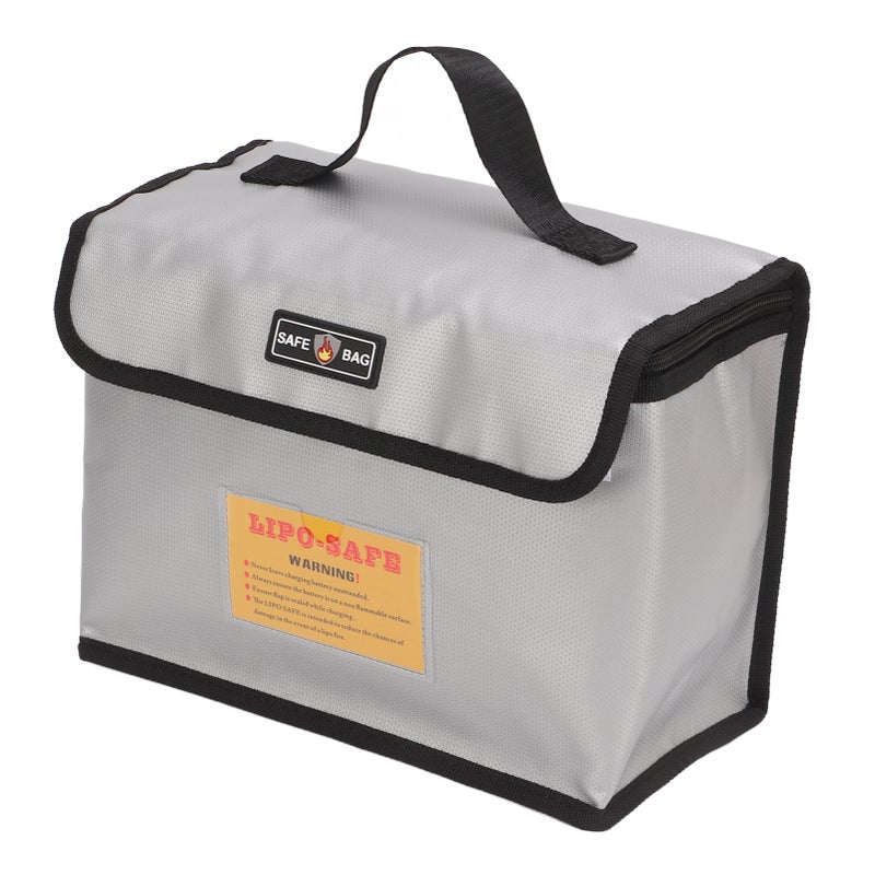 Lithium Battery Explosion Proof Bag Zipper Closure Portable Fire Roof Battery Protective Storage Pouch - Image 3