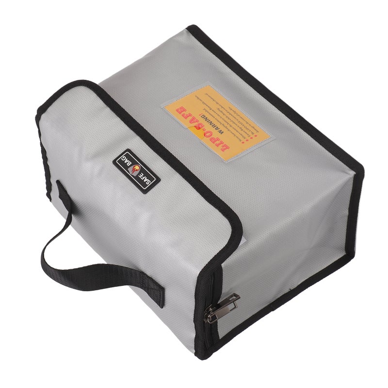 Lithium Battery Explosion Proof Bag Zipper Closure Portable Fire Roof Battery Protective Storage Pouch - Image 4