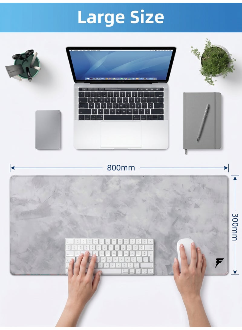 Hirospace Signature Gray Gaming Mousepad – Waterproof, Large Extended, Non-Slip, Precision Surface, Durable Design for Gamers - Image 4