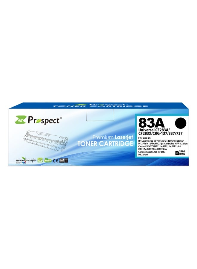 Prospect 83A CF283A Toner Cartridge Black Compatible with HP Printers LaserJet Pro MFP M125 M125nw M125rnw M127fn M127fw M127fp M201n Pro MFP M225dn - Image 2