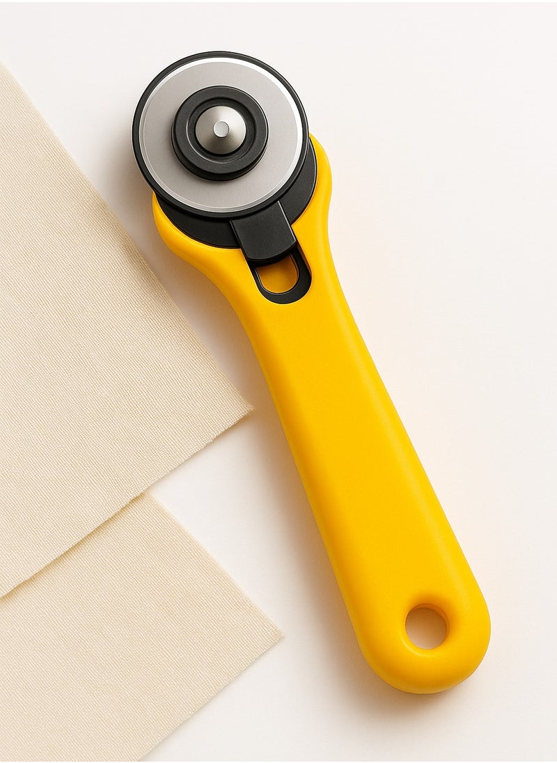 Generic Rotary Cutter with Safety Lock – Precision Fabric Cutter for Sewing  - Image 1
