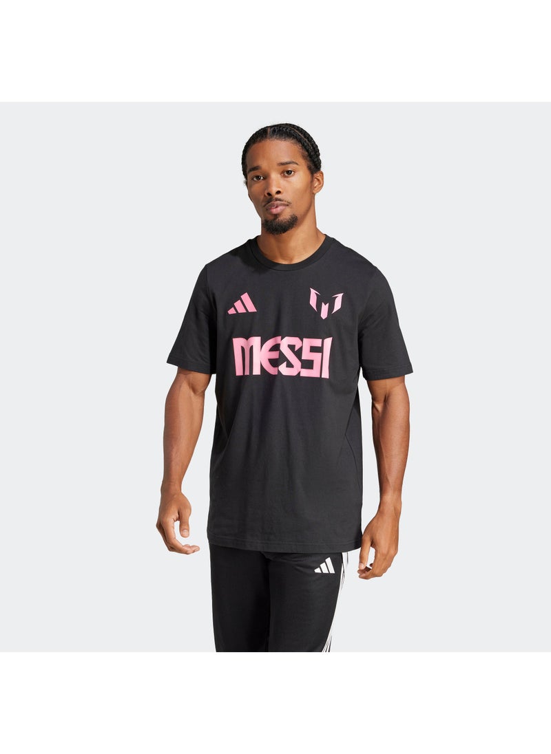 Adidas Messi Name & Number Graphic T-Shirt - Image 1