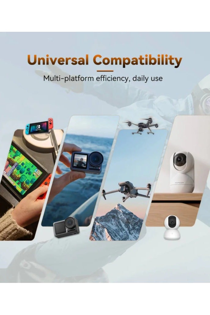 KingSpec Mixage 128GB Micro SD TF Card – High-Speed Class 10 UHS-I Memory Card for Phone, Camera, Dash Cam, Drone, Gaming & More - Image 3