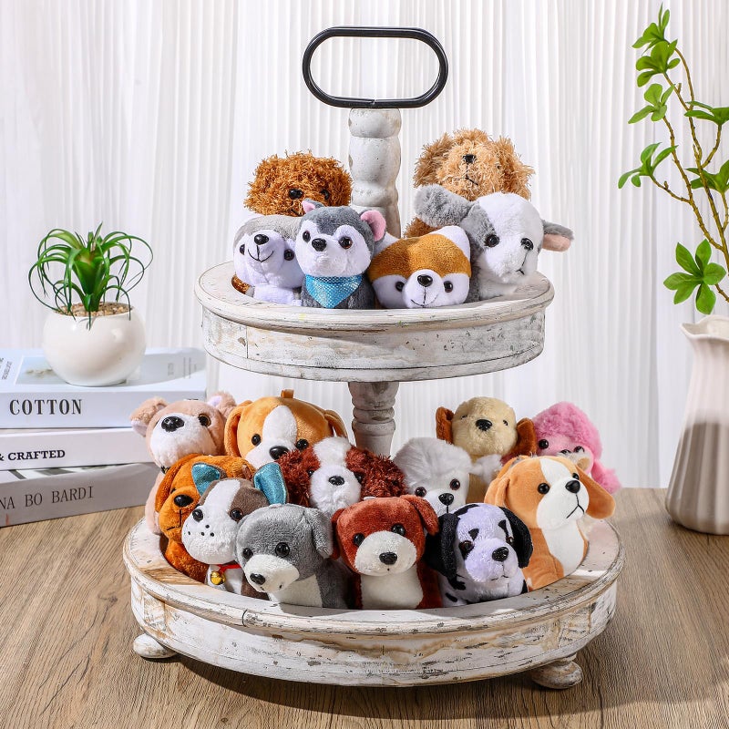 Aoriher 18 Pcs Mini Plush Dogs Bulk Dog Puppy Stuffed Animals Small Stuffed Dogs Assorted Cute Soft Dog Puppy Doll for Hers Puppy Birthday Party Favor Gifts - Image 2