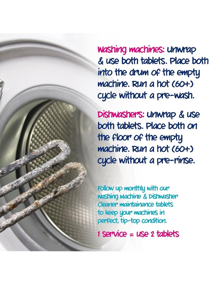 ecozone Full Service Appliance Cleaner, Washing Machine & Dishwasher Maintenance, Ultra Deep Machine Clean, Sanitiser Deodoriser & Descaler, Limescale Remover Detergent, Natural Vegan Eco Friendly  - Image 2