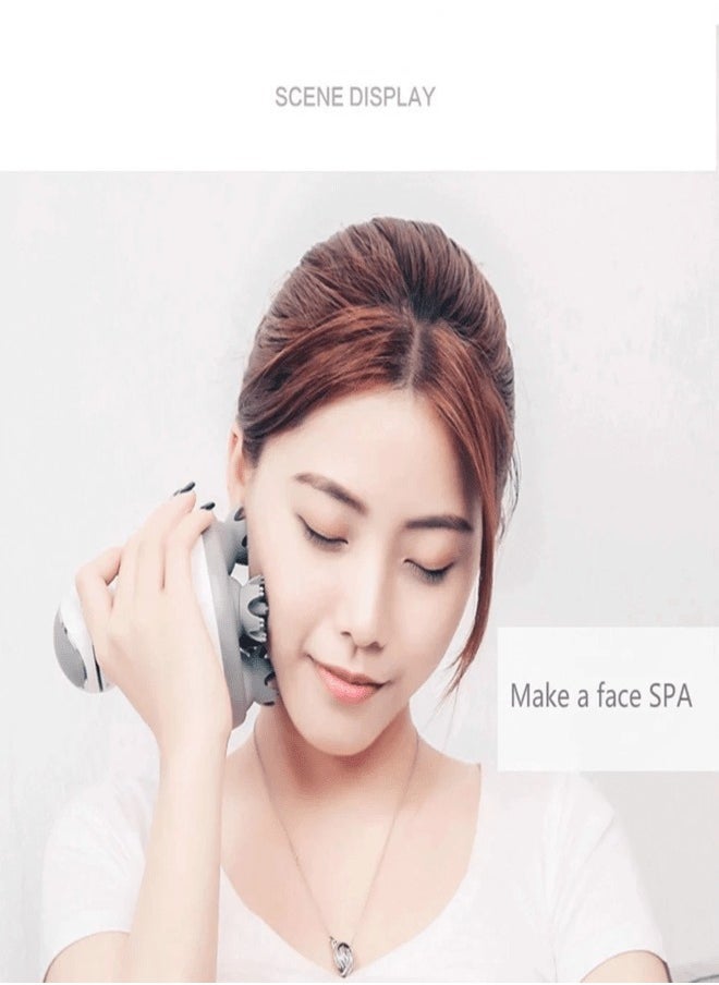 AROAQ Electric Head Massager 3D Wireless Scalp Massager Waterproof Body Massage Shoulder Neck Deep Tissue Kneading Body Massager for Deep Cleansing Relief  - Image 5