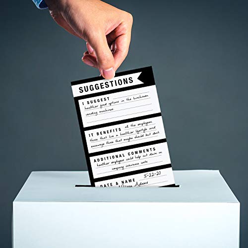 SBLABELS Suggestion Card / 100 Feedback Box Cards/Workplace Improvement Suggestion Cards/Flat 4" x 6" Request Cards - Image 5