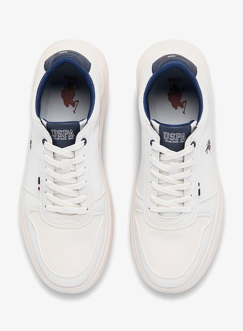 U.S. Polo Assn. Men's White Low-Top Limited Edition Sneakers Shoes - Super Light, A Dream for Every Feet Lover! - Image 4